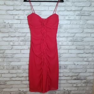 NWT Betsey & Adam Fuchsia Cocktail Dress